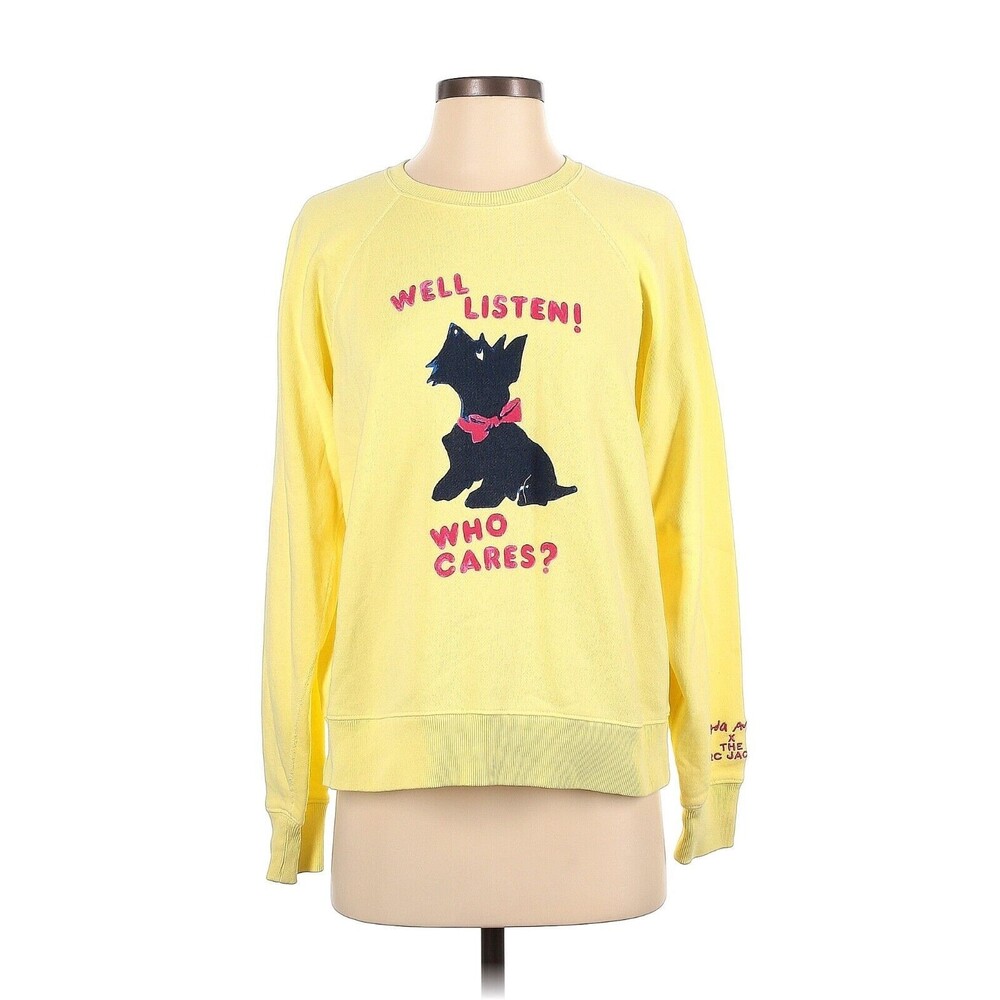 MARC JACOBS X MAGDA ARCHER "Well Listen! Who Cares?" Sweatshirt - S